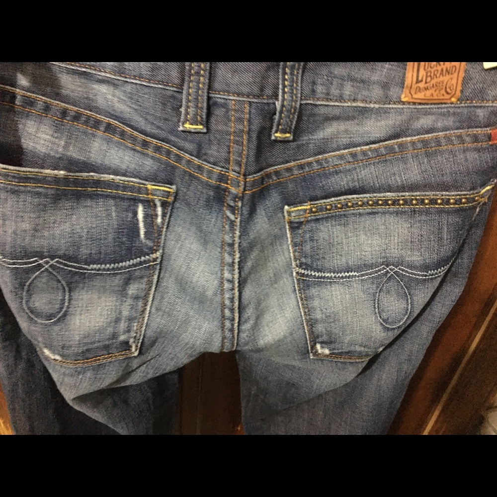 Lucky Brand Legend Peace Sign 60’s styled Jeans